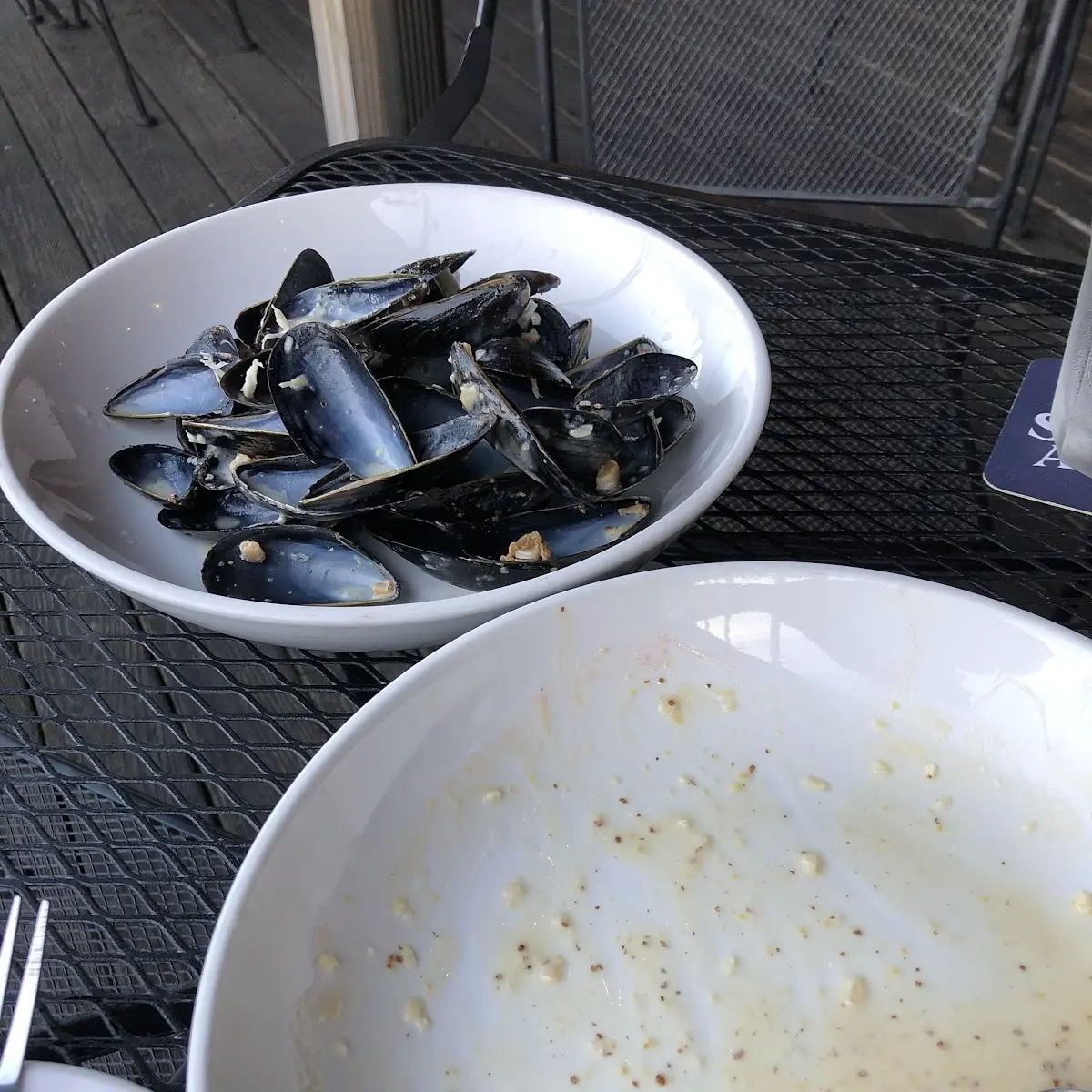 Hard Cider Mussels
