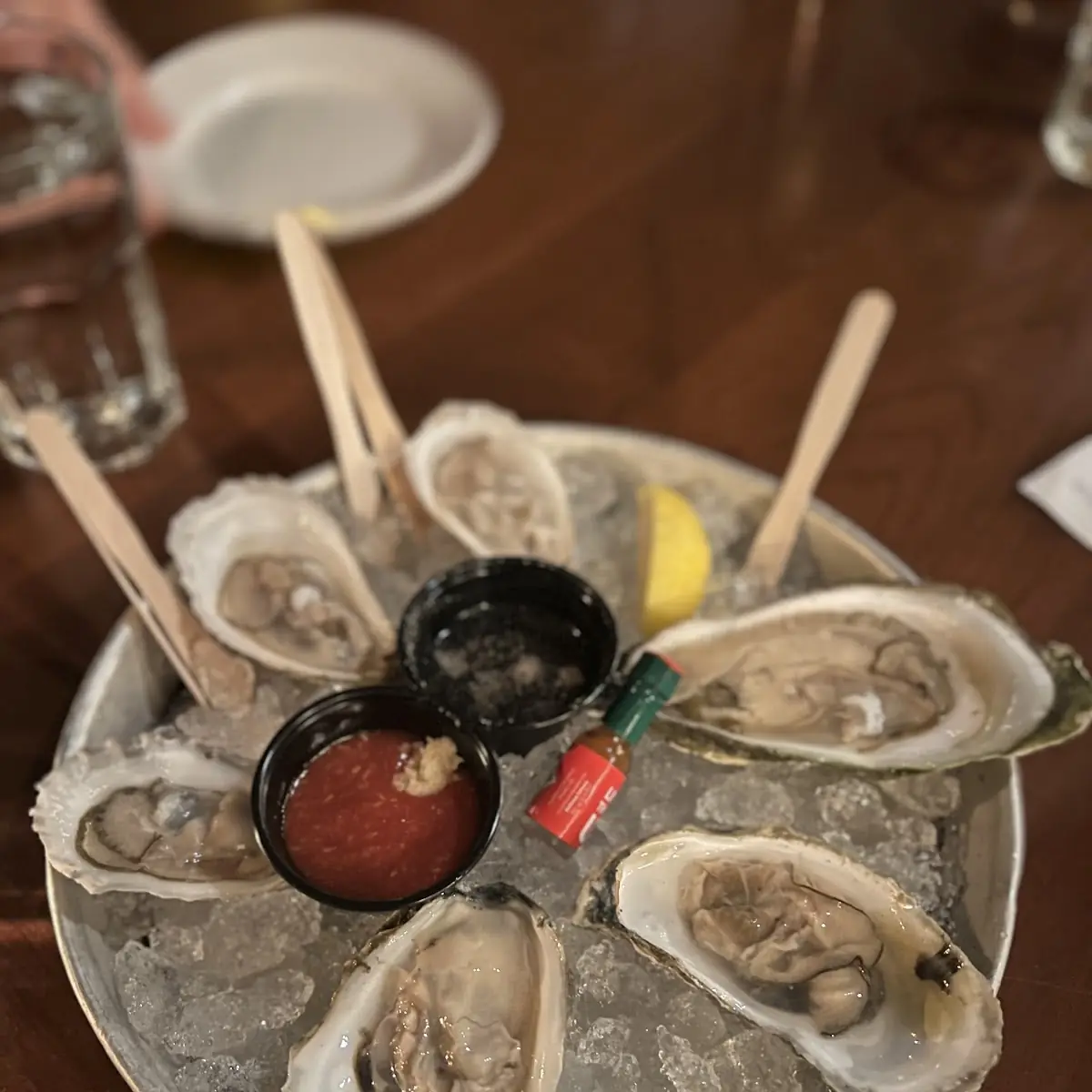 Raw Oysters on the Half Shell