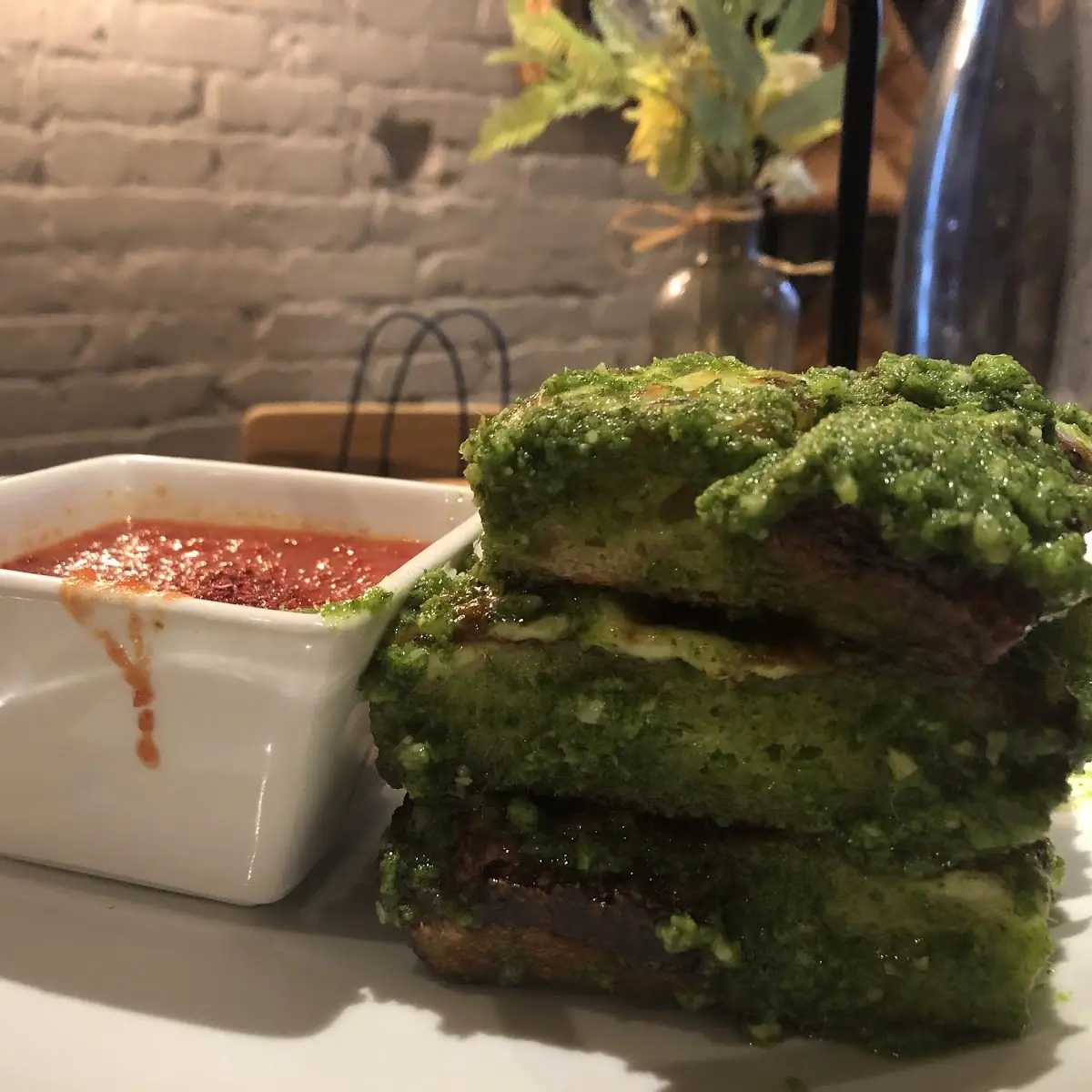 Pesto Sauce Bread Sticks