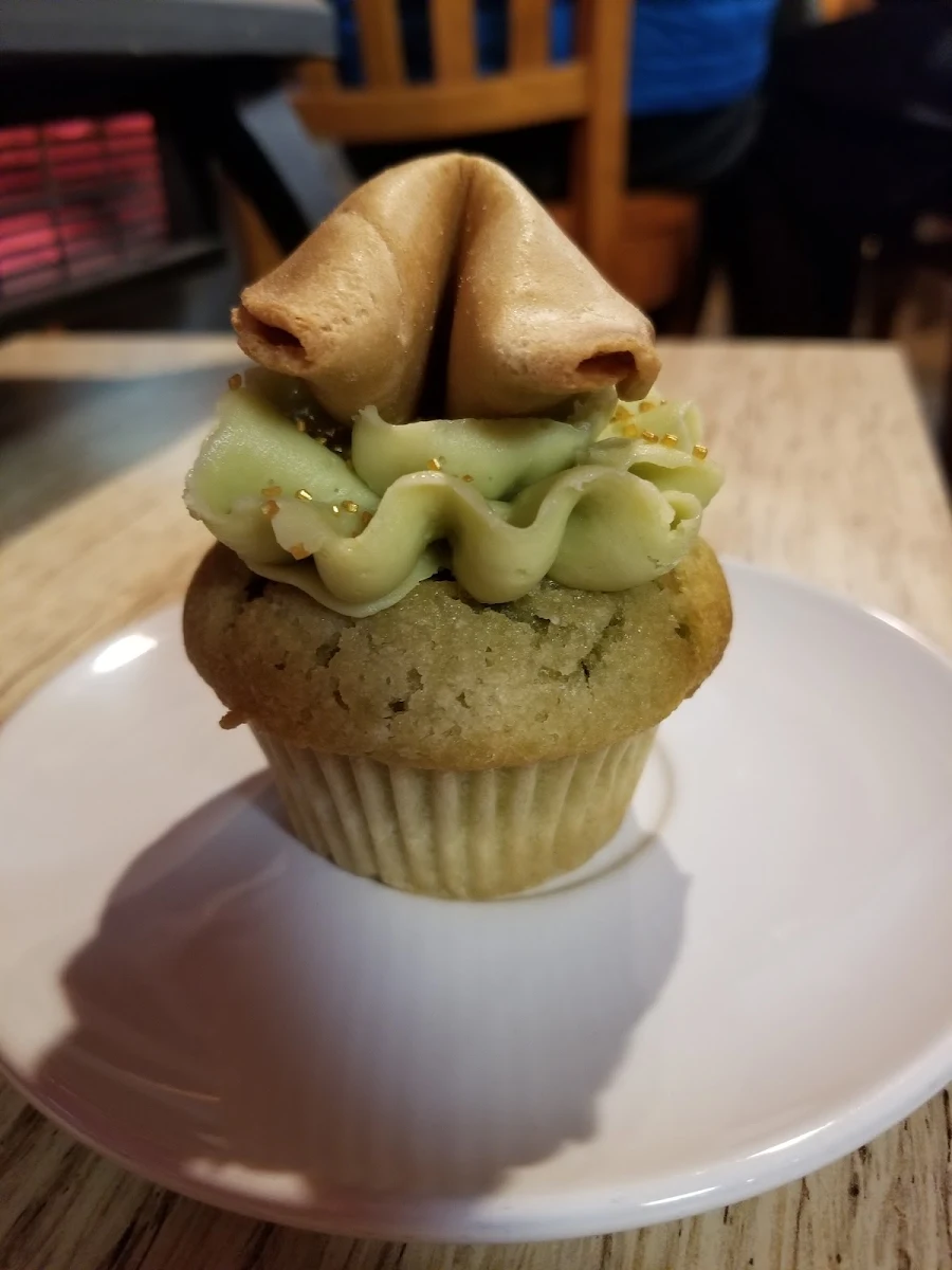 Green Tea Cupcake