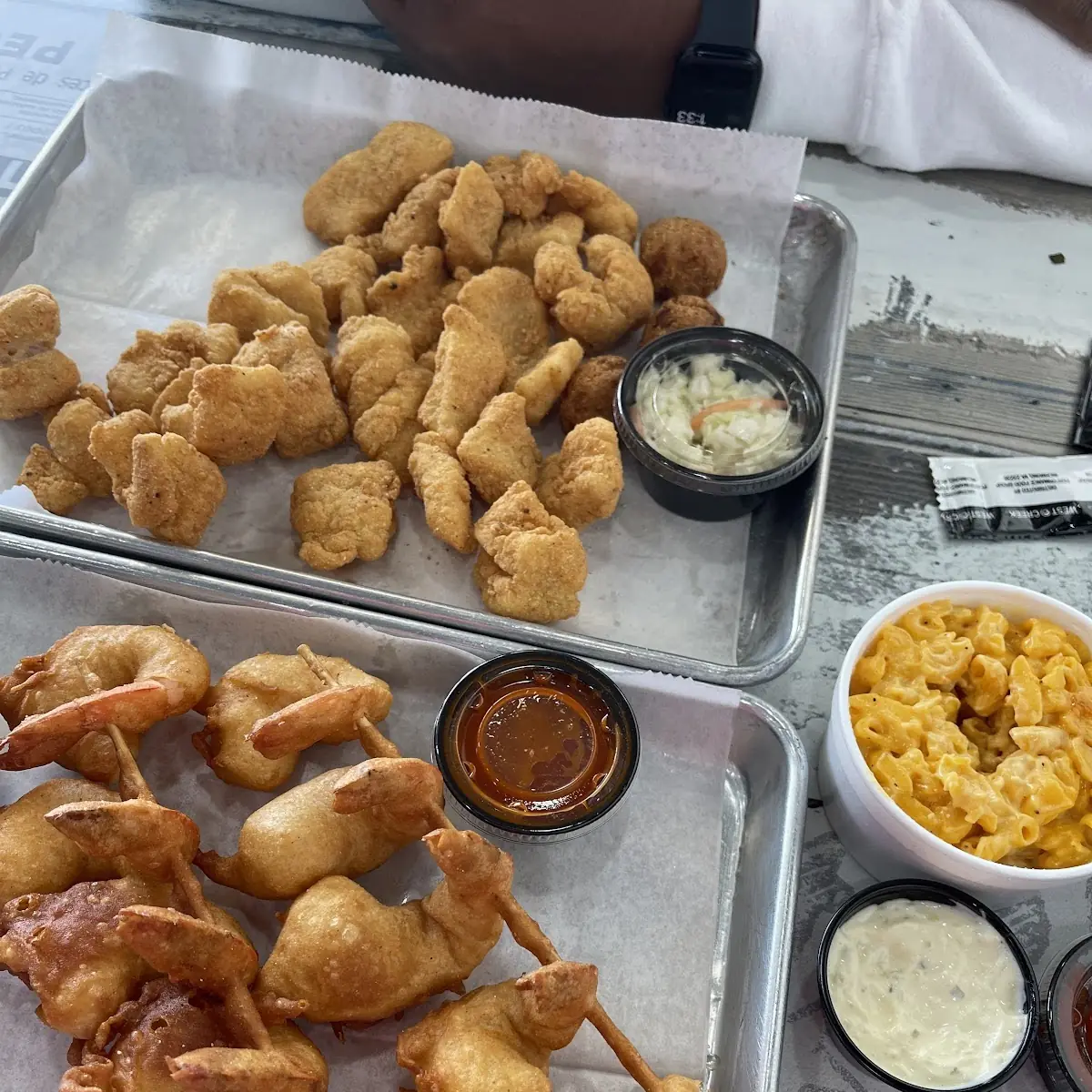 Fried Shrimp Fried Catfish Nuggets