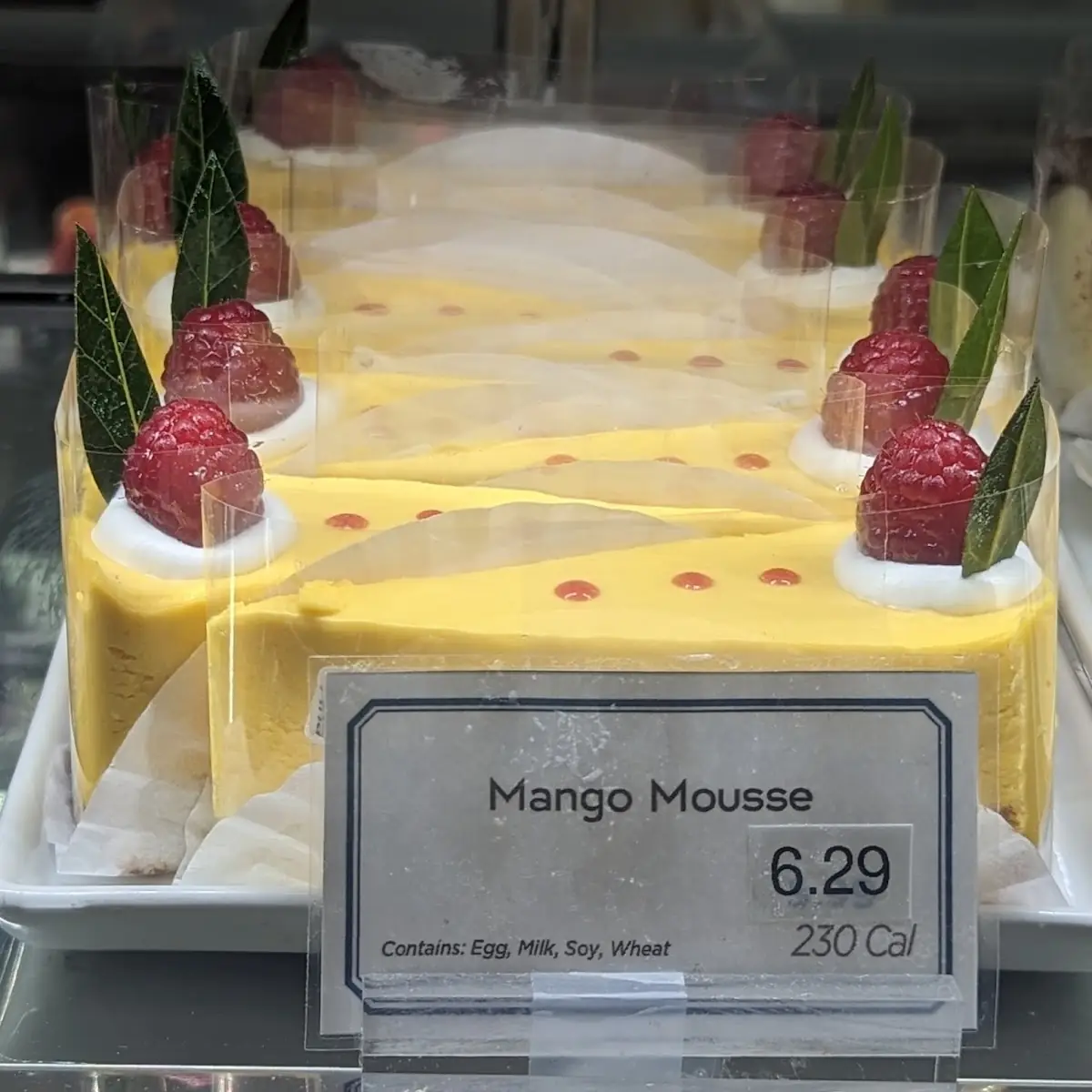 Mango Mousse Piece