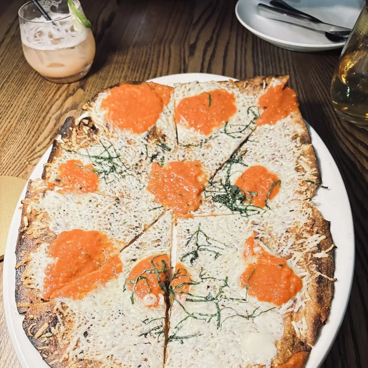 Grilled Pizza Margherita