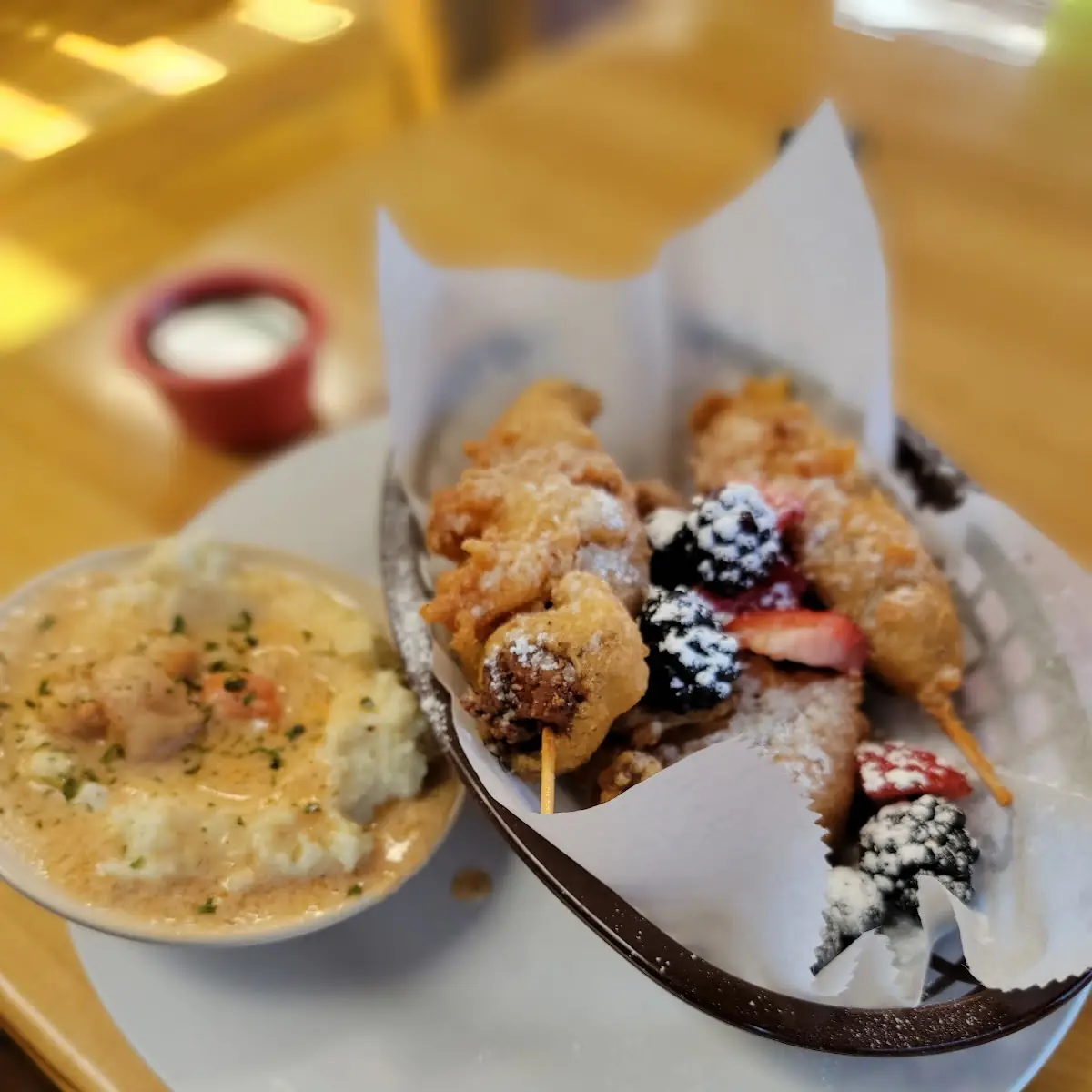 Chicken & Waffle on a Stick