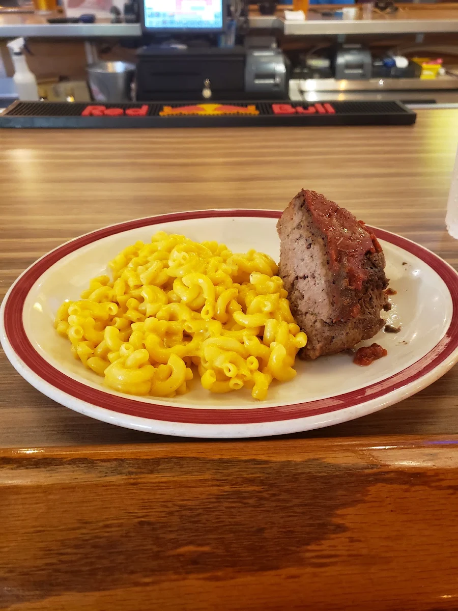 Meatloaf and Mac and Cheese