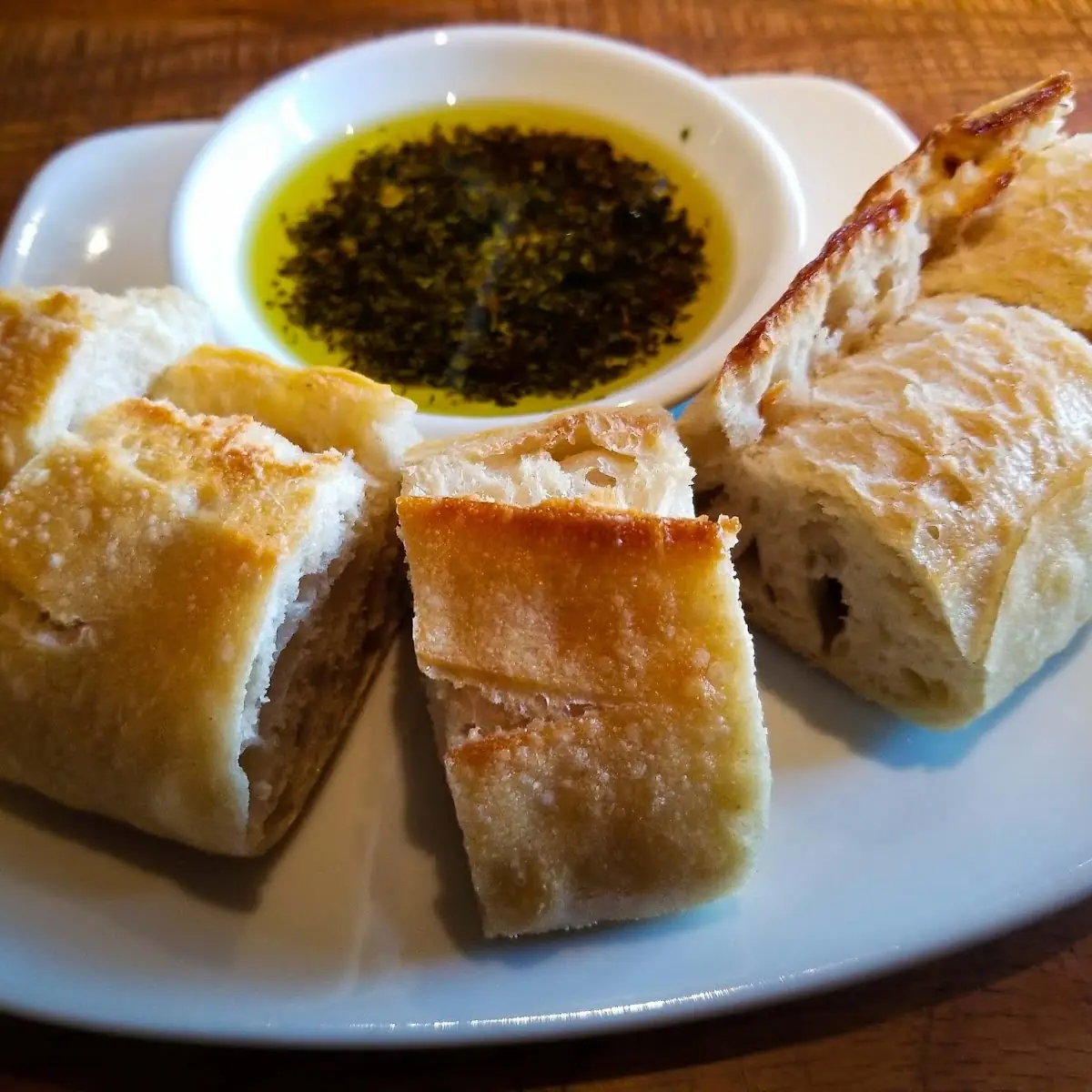 Fresh Bread and Olive Oil
