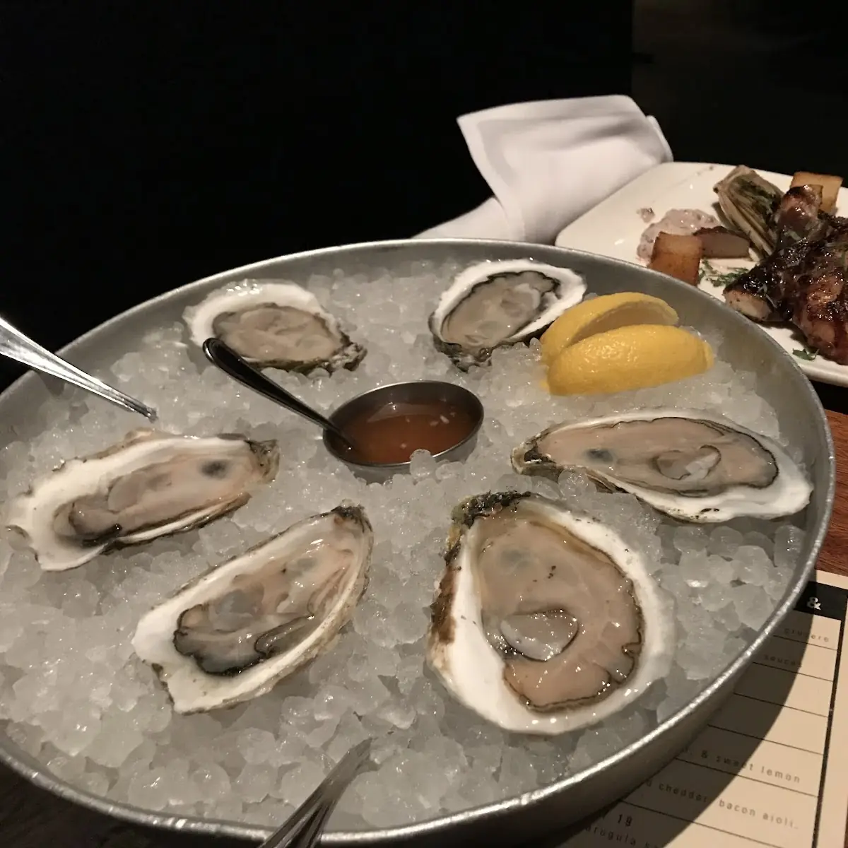 Six East Coast Oysters