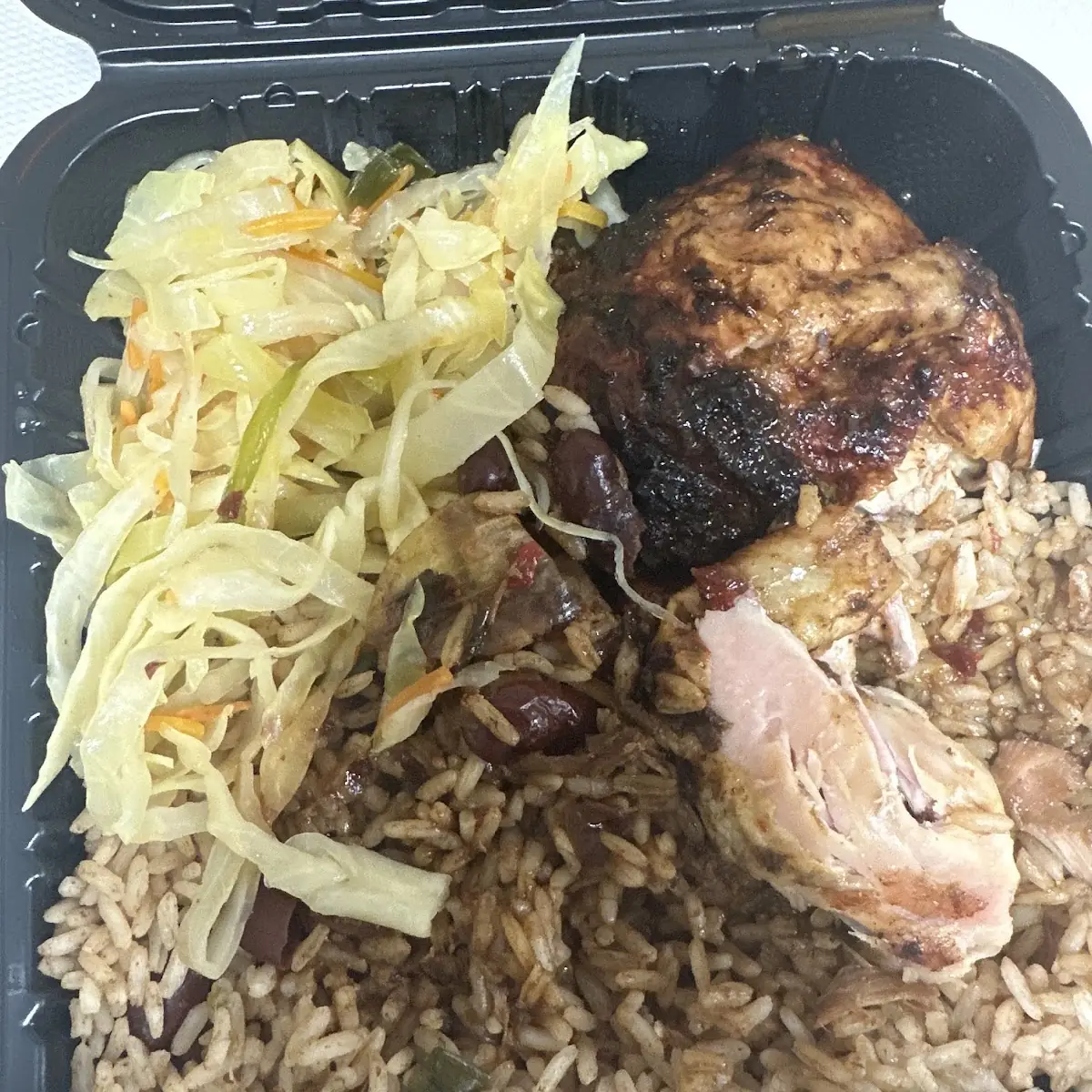 Jerk Chicken and Oxtail Combo