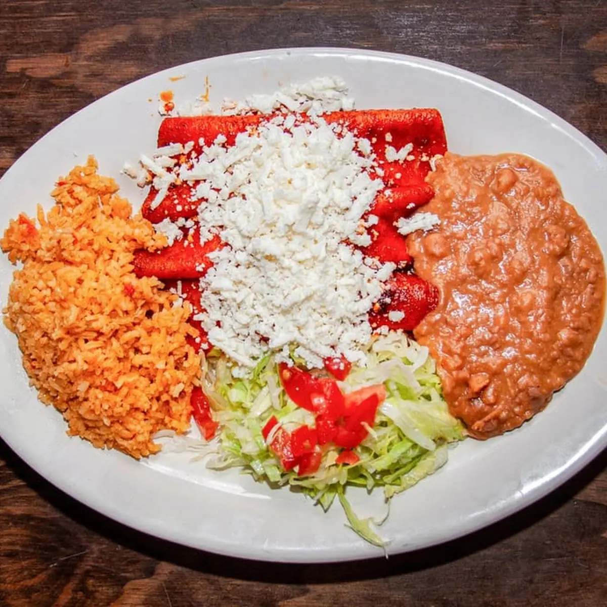 Flautas De Pollo with Avocado Slices