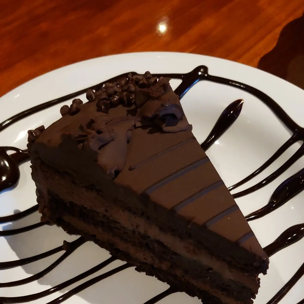 Chocolate Cake Slice