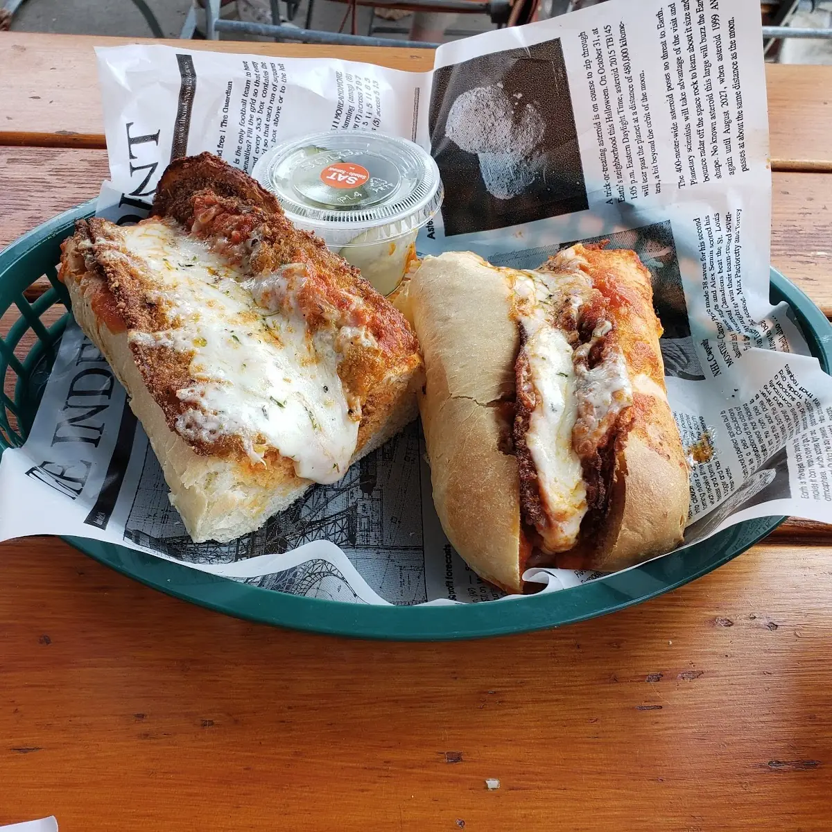Eggplant Parmigiana Sub