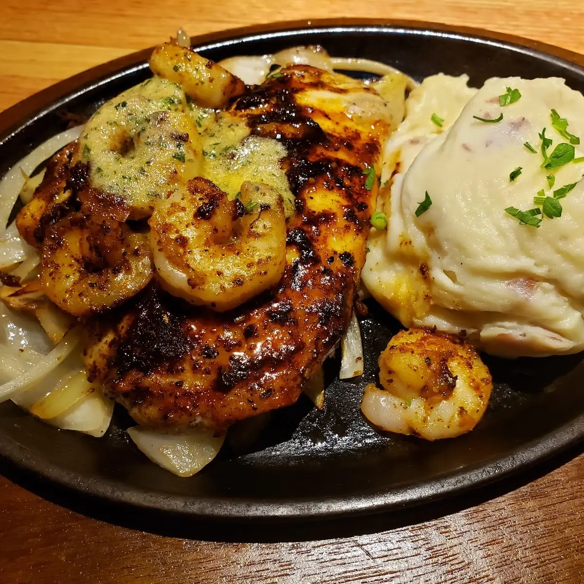 Shrimp 'N Parmesan Sirloin