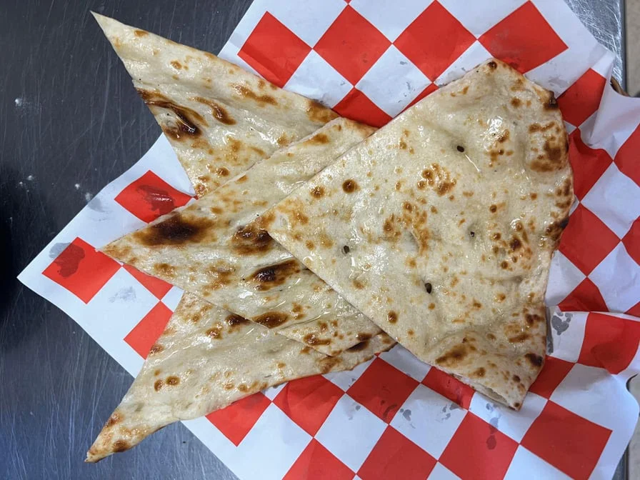 Garlic Naan, Bombay Bar & Grill