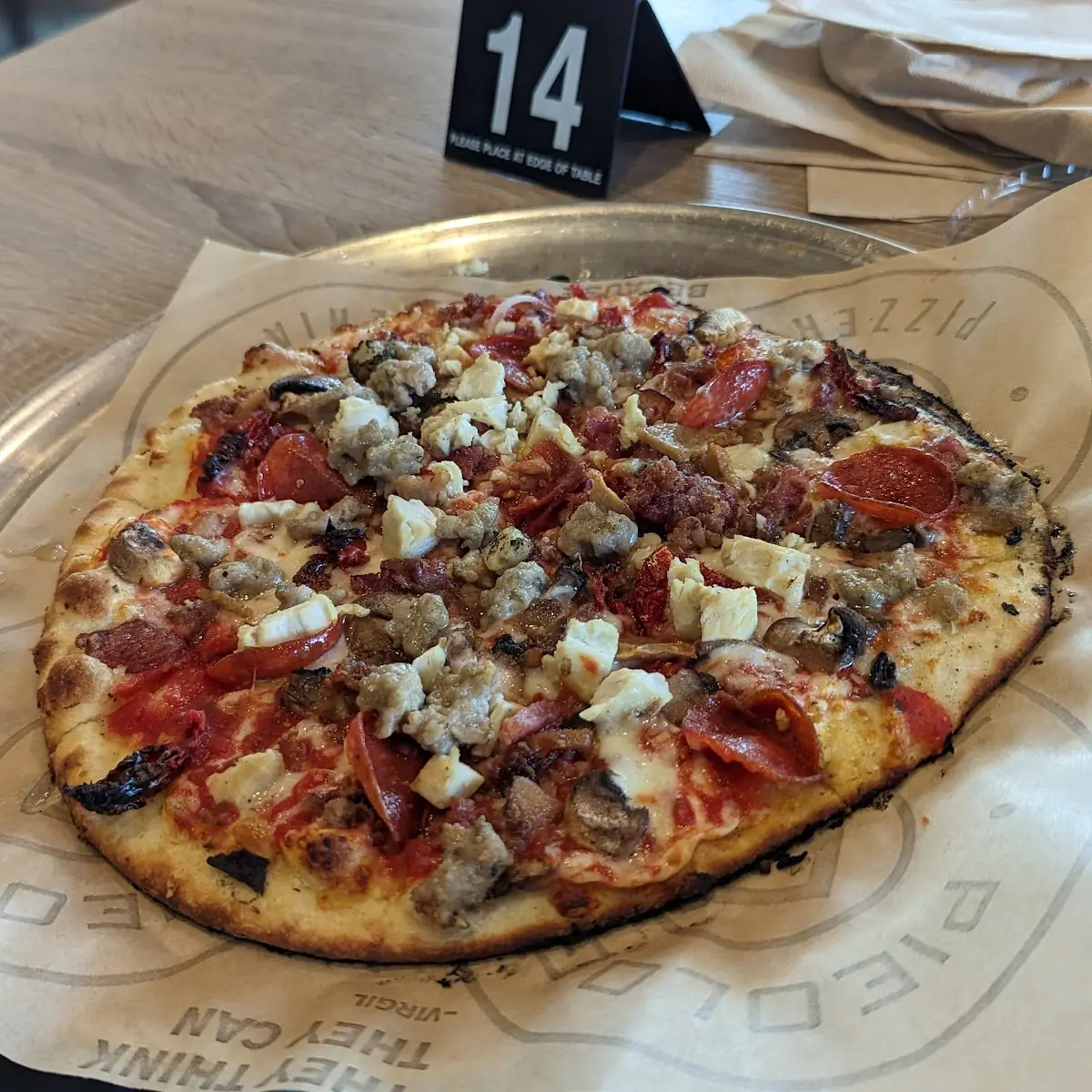 Thin Crust Pizza