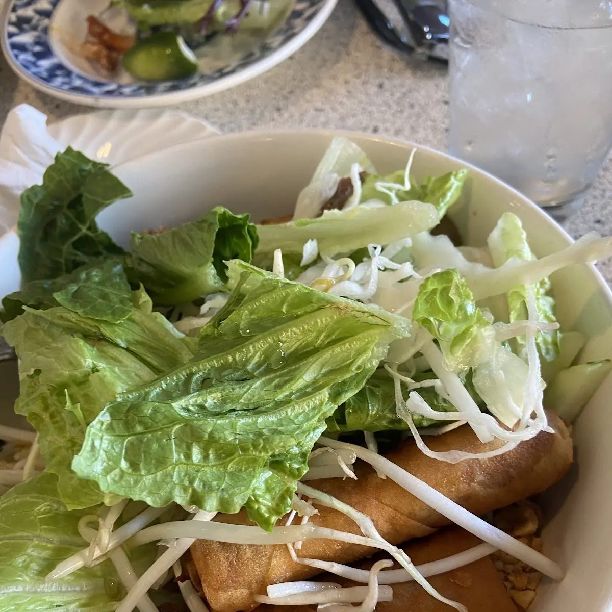 Vermicelli Bowl with Egg Roll