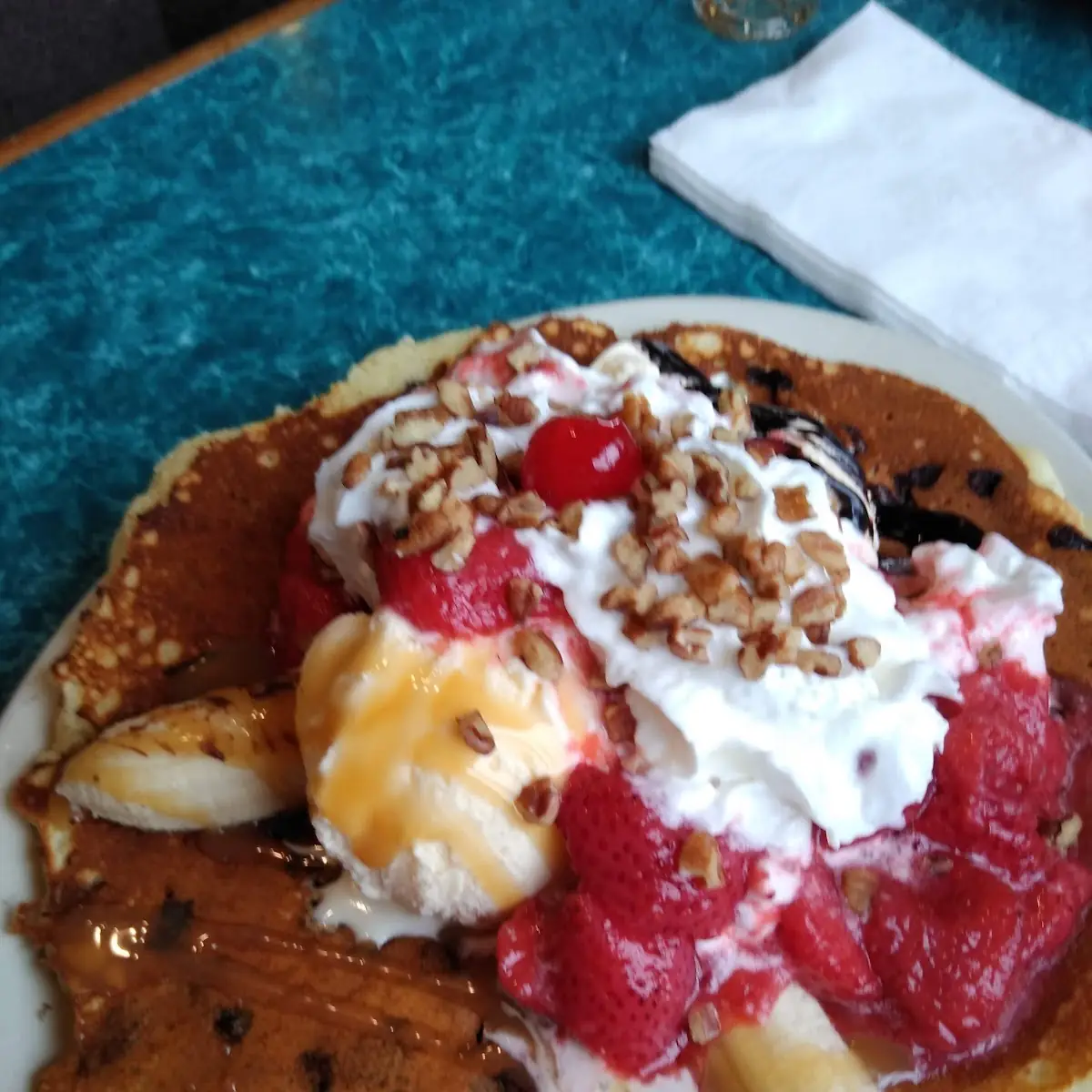 Banana Split Pancakes