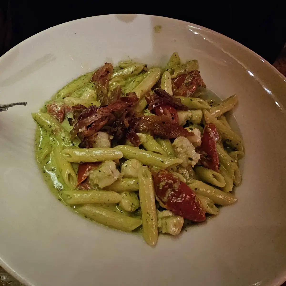 Chicken Penne with Pesto Sauce