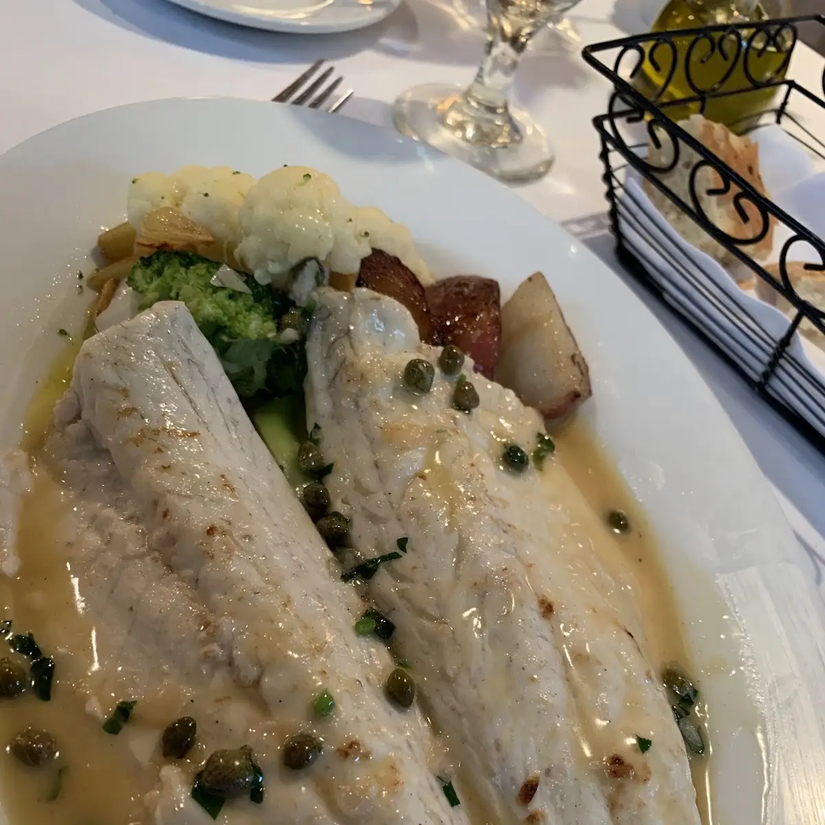 Grilled Whole Branzino