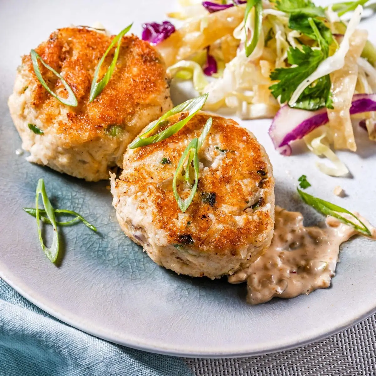 Coconut-Crusted Crab Cakes