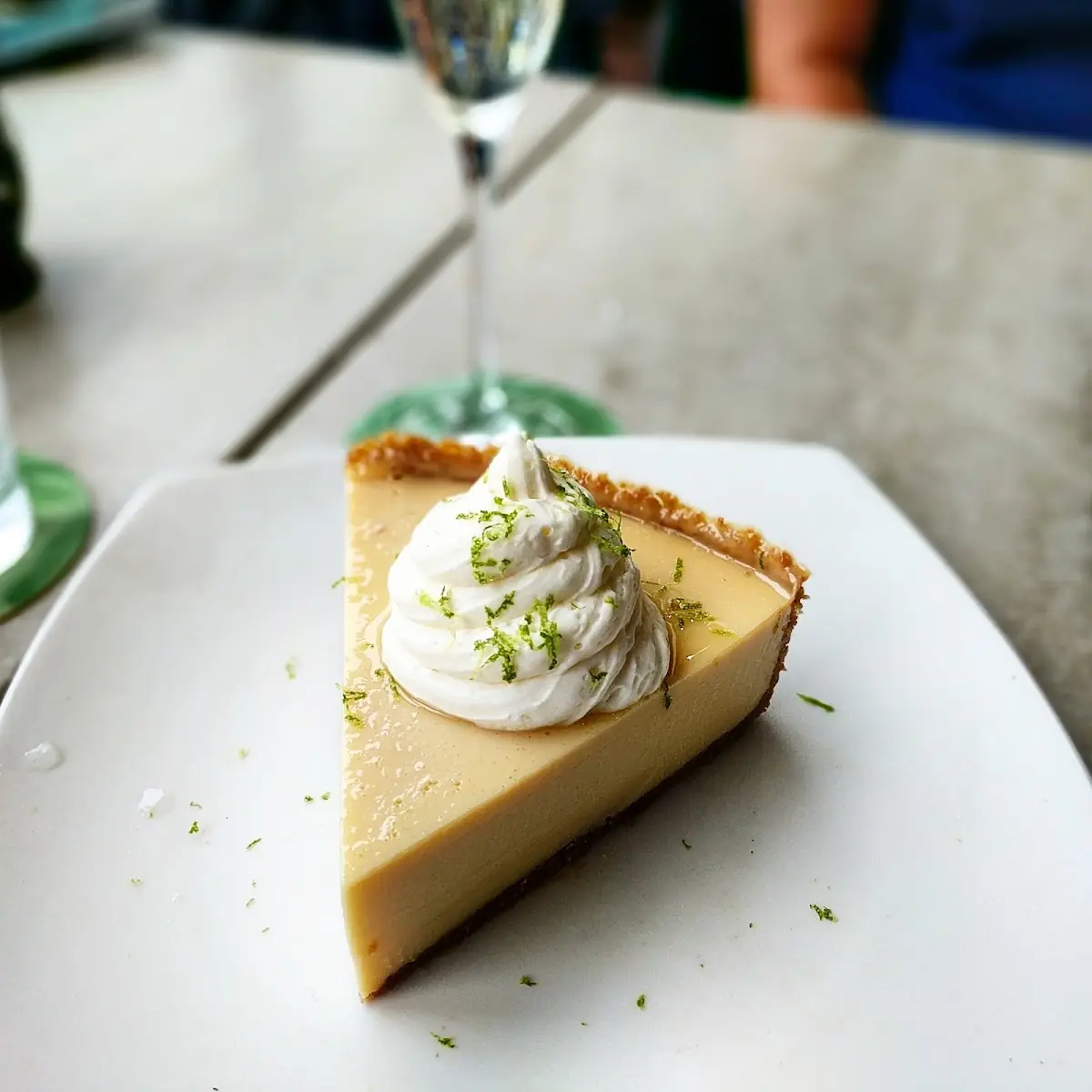 Key Lime Pie with Cream