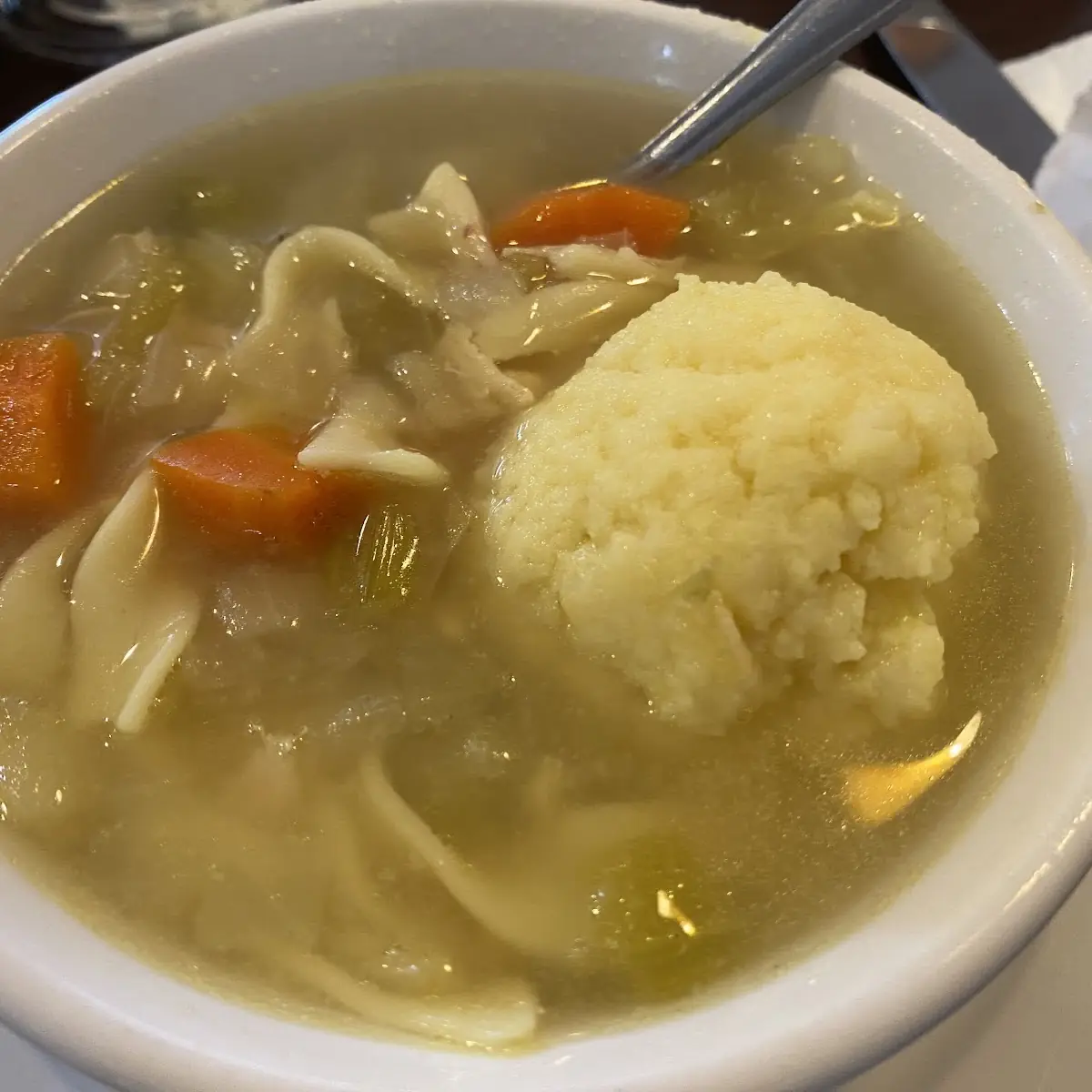 Ball Chicken Noodle Soup