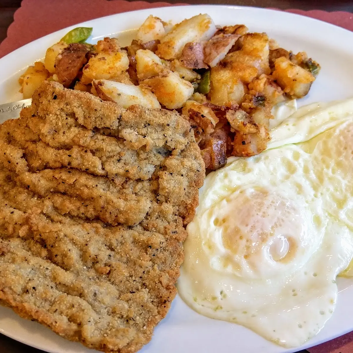Fountry Fried Steak & Eggs