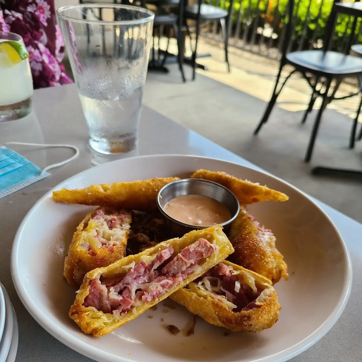 Reuben Egg Rolls