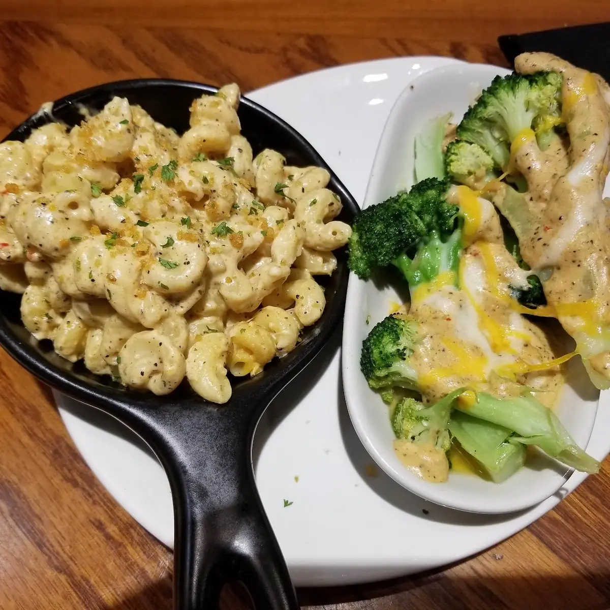 Mac and Cheese and Broccoli and Cheese Sauce