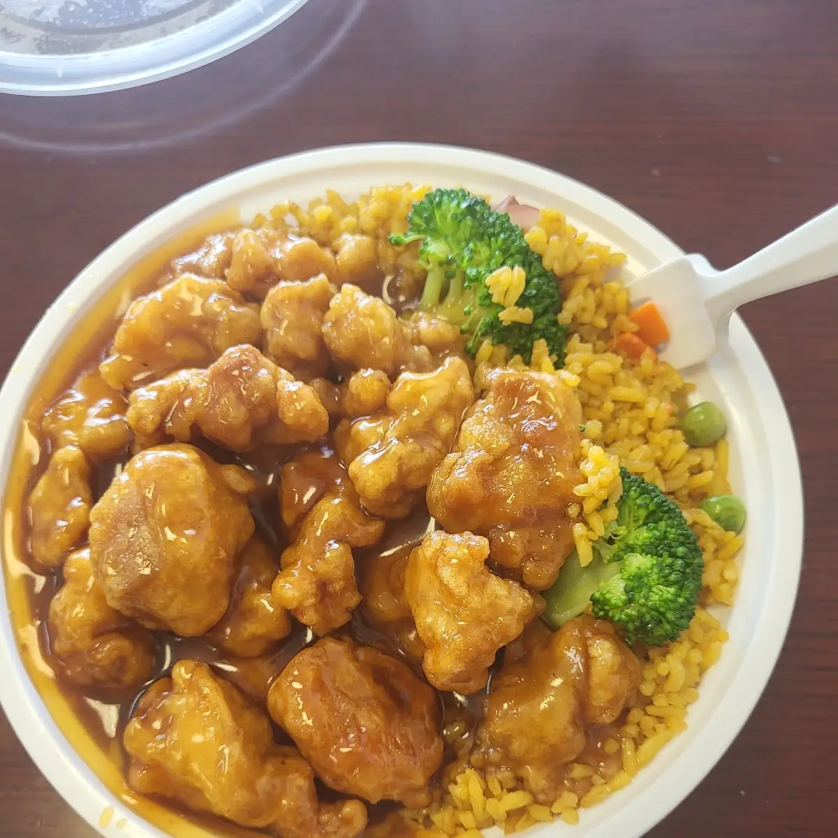 General TSO's Chicken Combination Platter