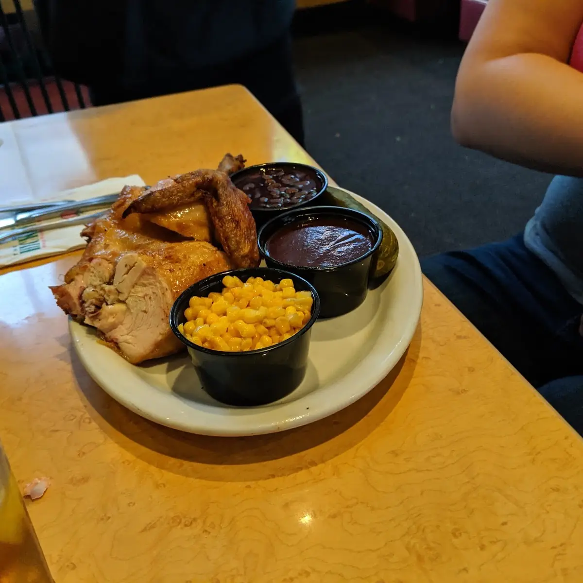 Wood-Smoked Chicken Half