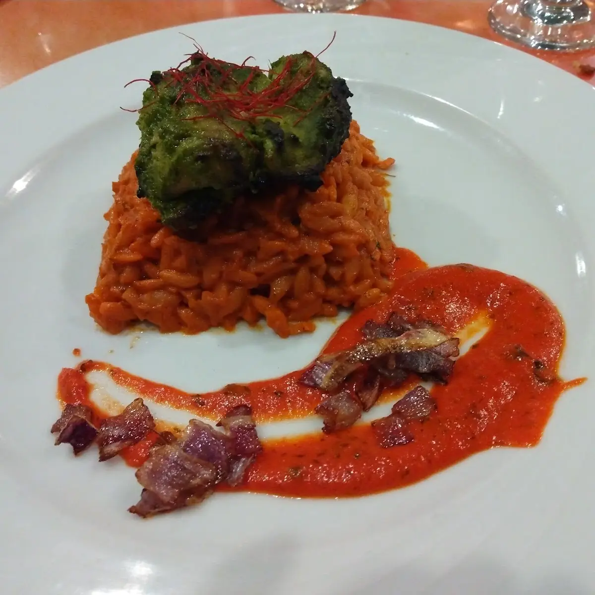 Cilantro Lime Chicken Paneer over Makhani Risotto