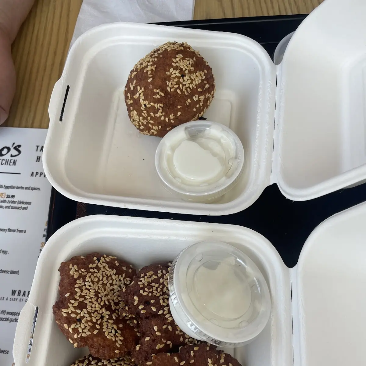 Falafel Egg Top