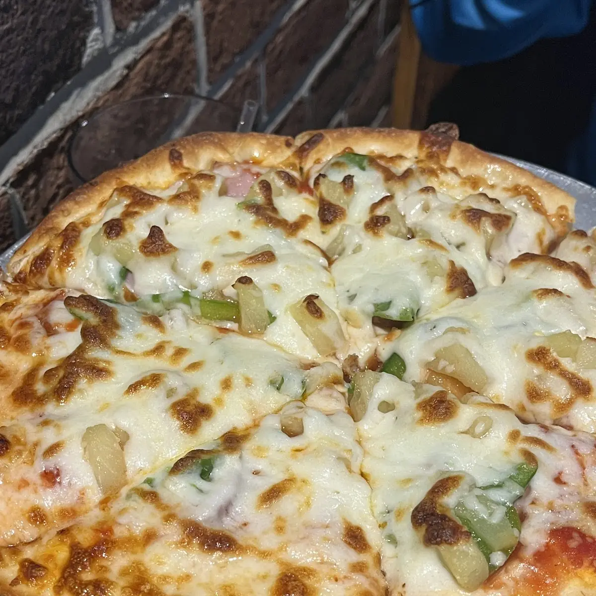 Cheesy Vegetable Meat Pizza