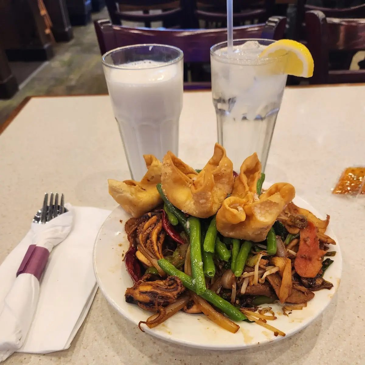 Mushrooms and Green Beans