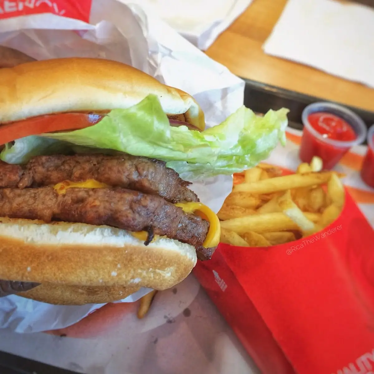 Dave's Double Cheeseburger Combo