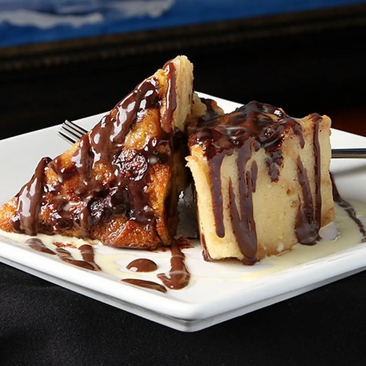 Bread Pudding with Whiskey Sauce