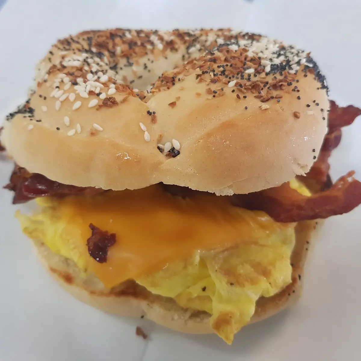 Bacon Egg Cheese Bagel