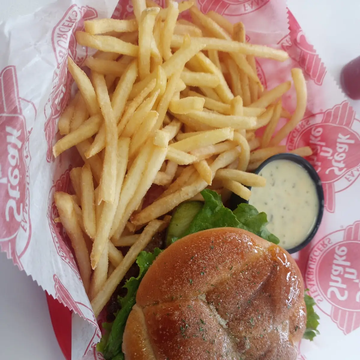 Double Garlic Burger Combo