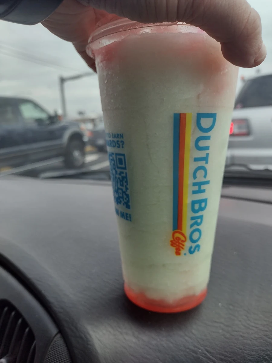 Shark Attack Blended Lemonade w Passion Fruit