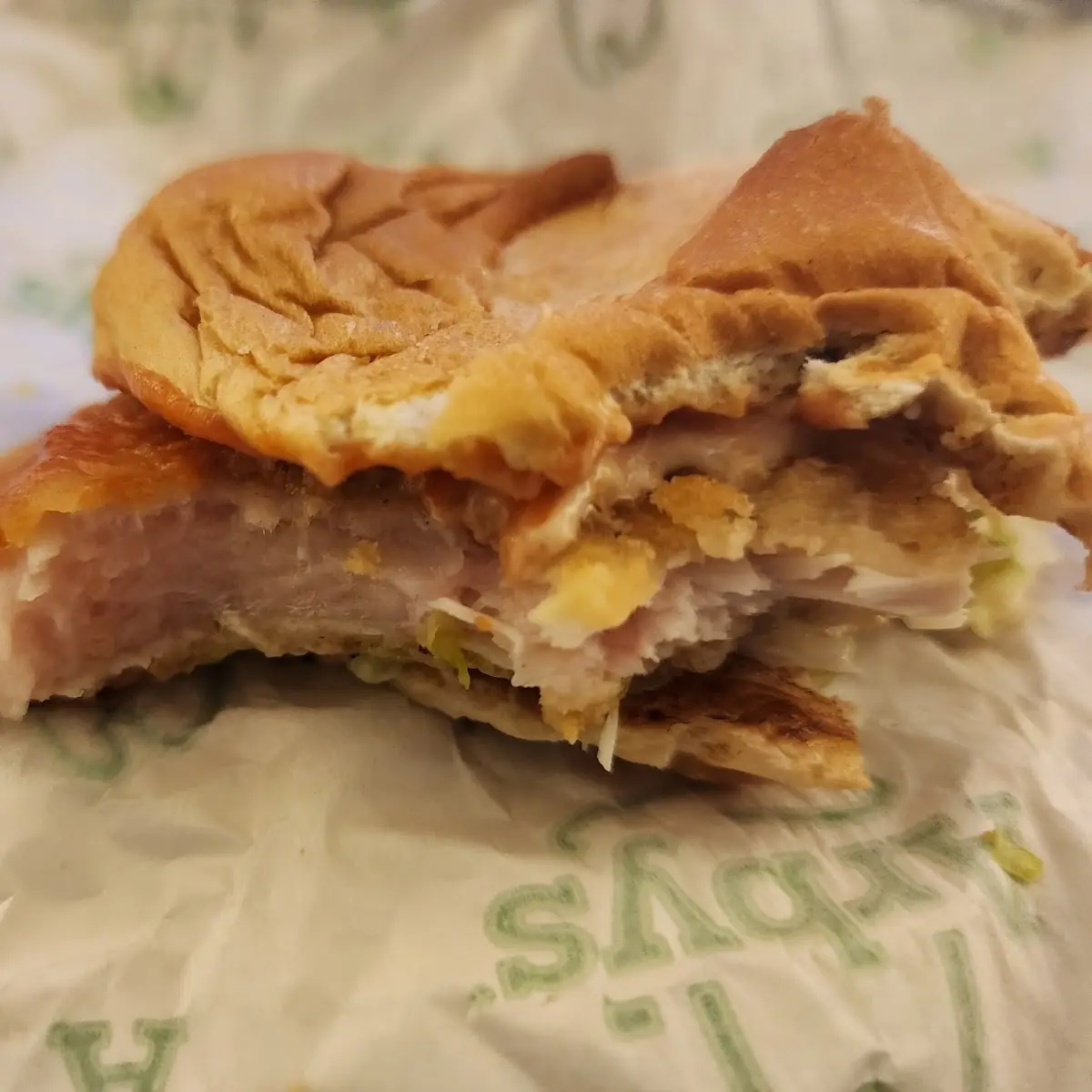 Raw Chicken Sandwich