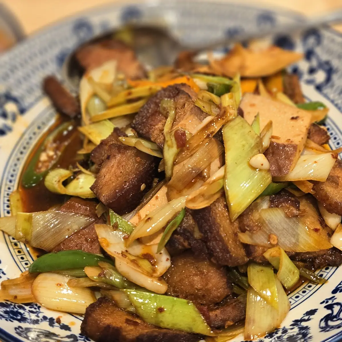 Twice-cooked pork
