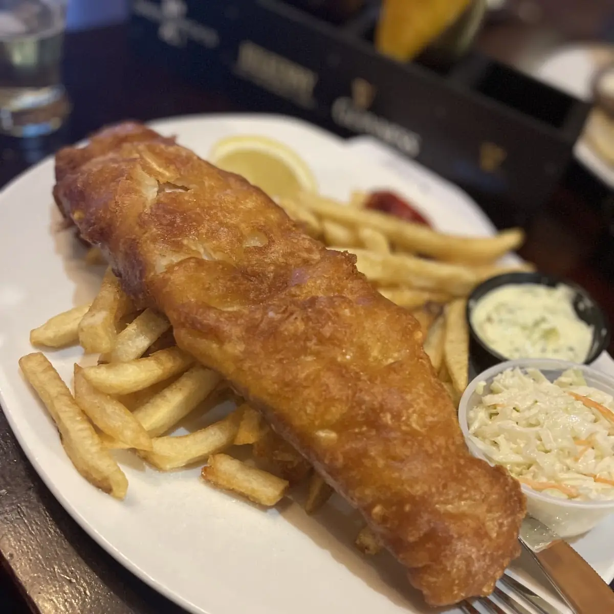 Battered Fish and Chips