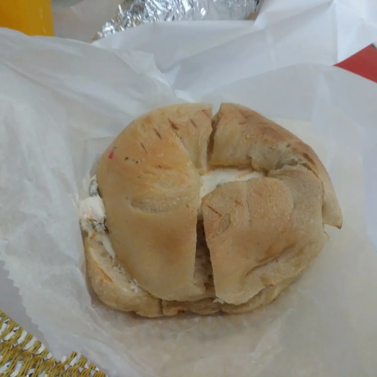 Jalapeño Cream Cheese Bagel
