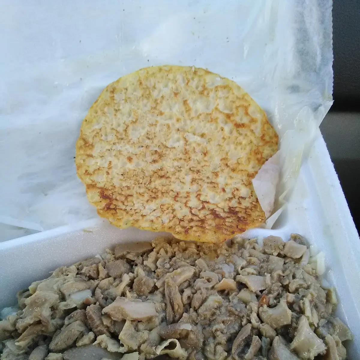 Chitlins Rice and Cornbread