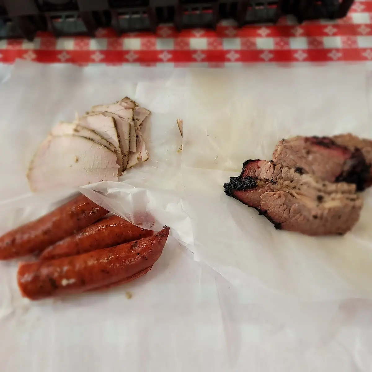 Turkey Sausage and Brisket