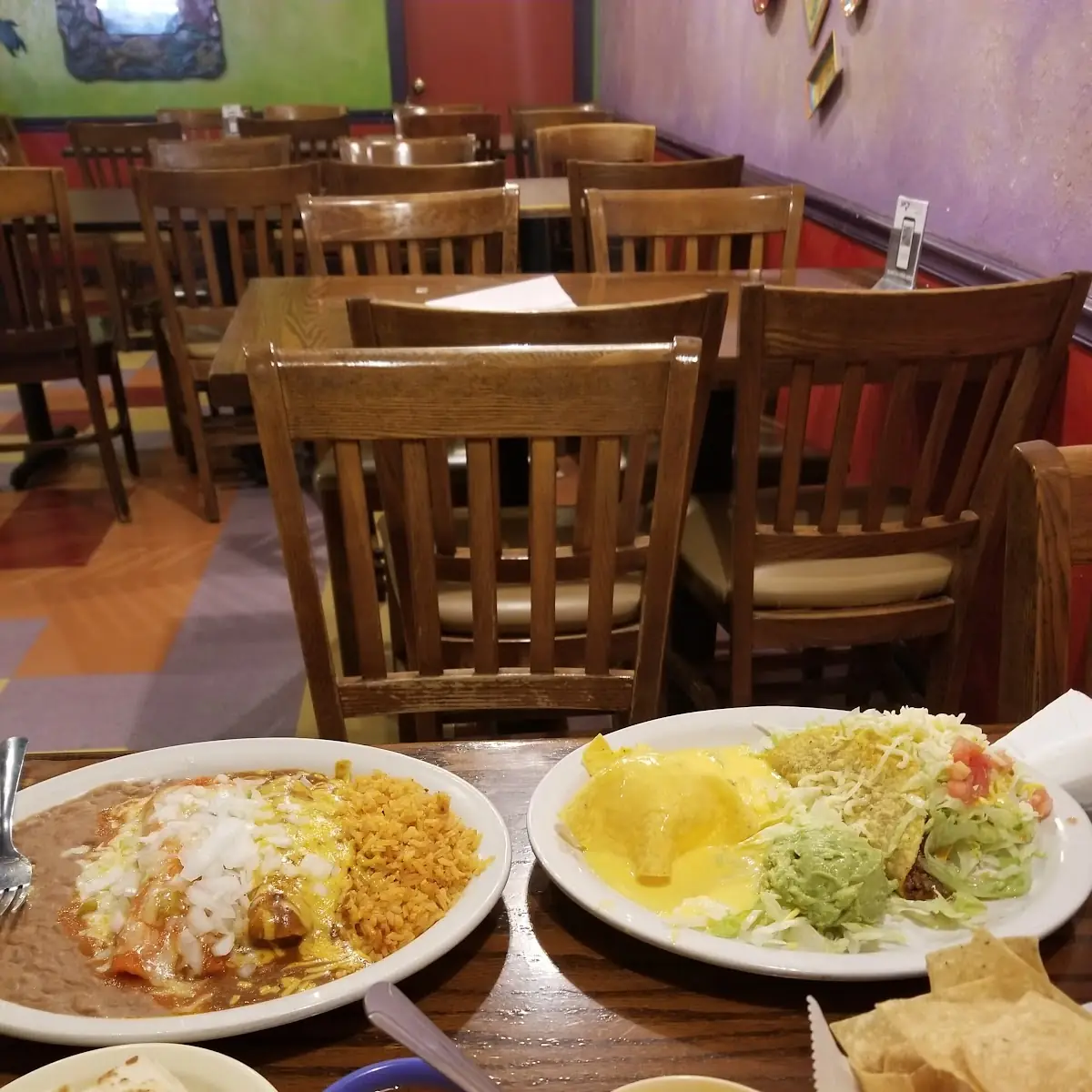 Cheese Enchilada Plate