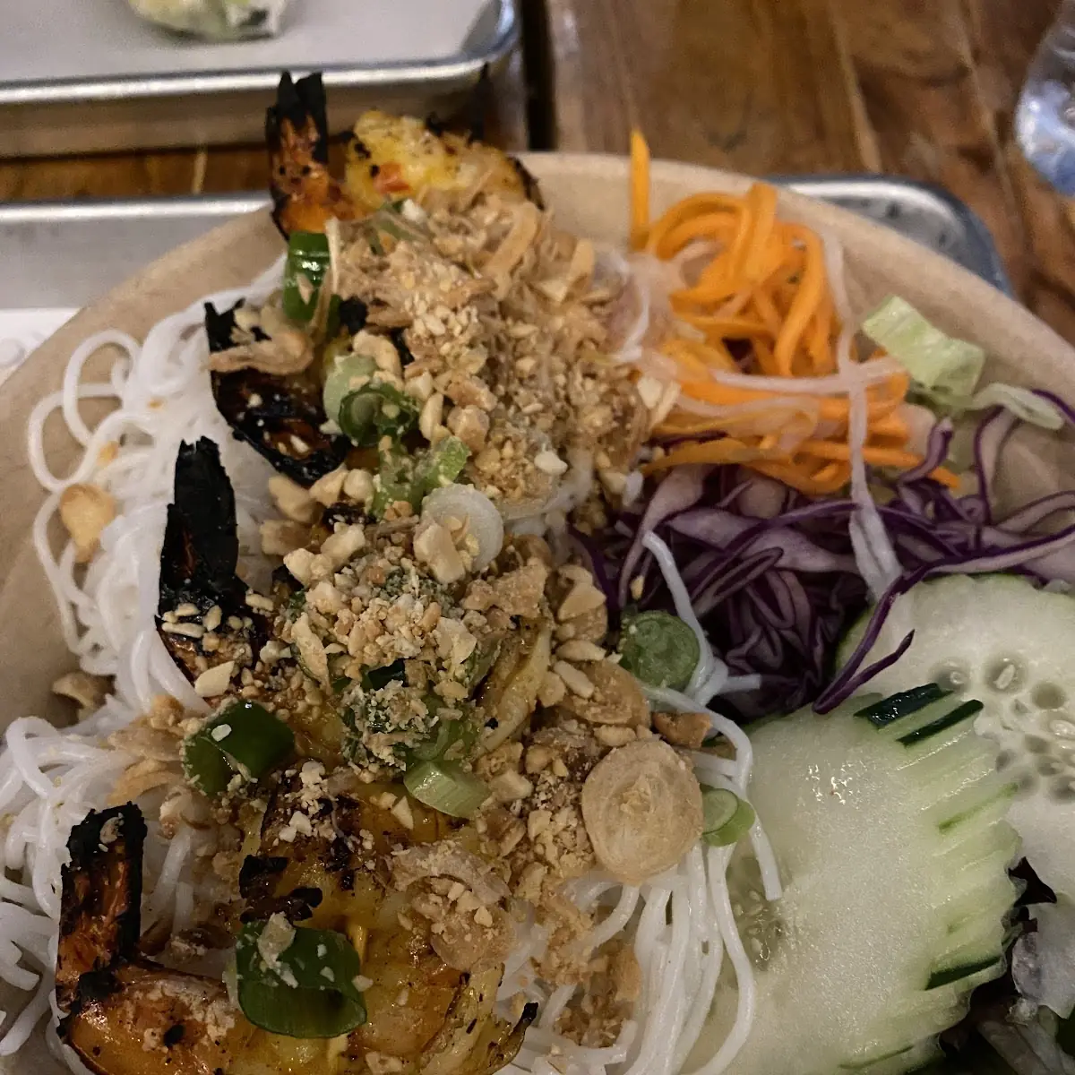 Grilled Shrimp Noodle Bowl