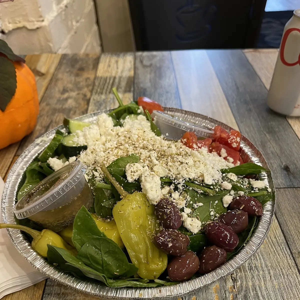 Spinach Greek Salad