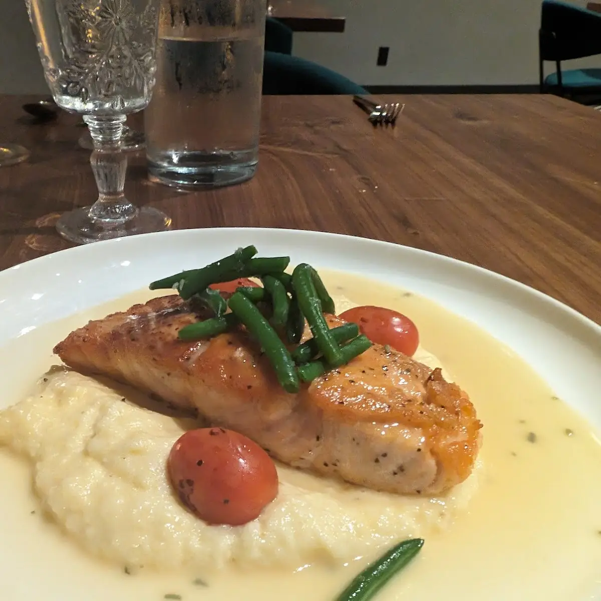 Salmon and Mashed Potatoes