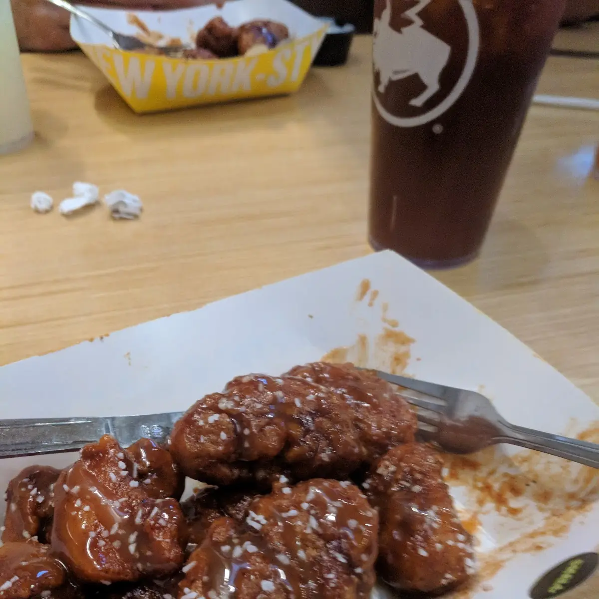 Salted Caramel BBQ Wings